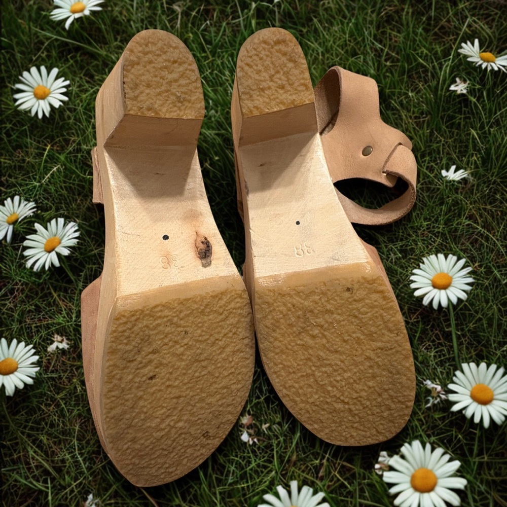 Colorblock Neutral Bryr Clogs - OOAK - Picture 3 of 4